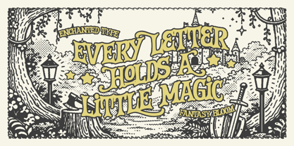 Fairy Spell Font Poster 13