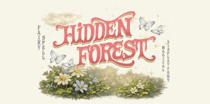 Fairy Spell Font Poster 3