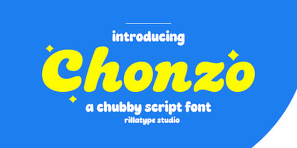 RT Chonzo Font Poster 1