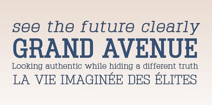 Montrex Slab Font Poster 4