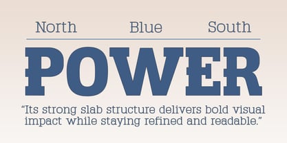 Montrex Slab Font Poster 2