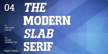 Montrex Slab Font Poster 5