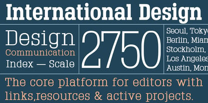 Montrex Slab Font Poster 9