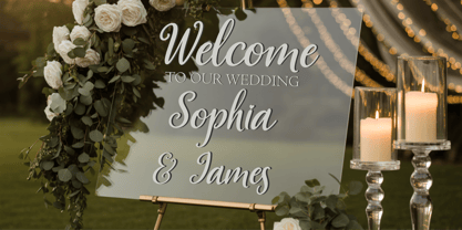 Celestial Bride Font Poster 6