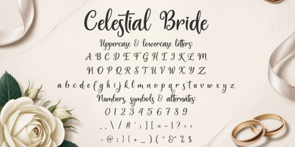 Celestial Bride Font Poster 7