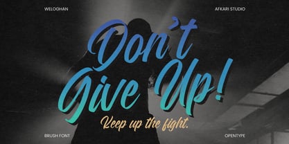 Weloghan Font Poster 4