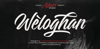 Weloghan Font Poster 1