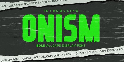 Onism Font Poster 1