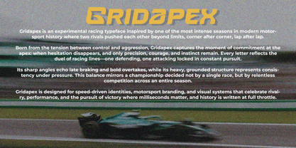 Gridapex Font Poster 2