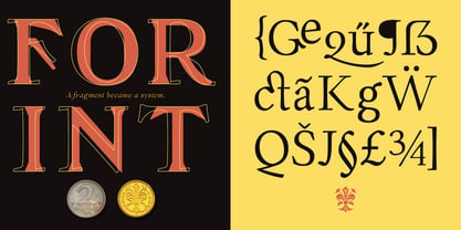 Forint Font Poster 2
