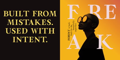 Forint Font Poster 6