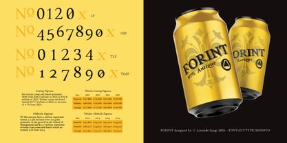 Forint Font Poster 7