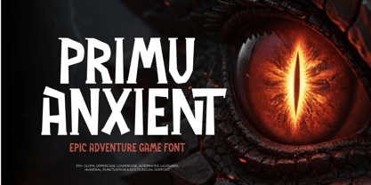 Primu Anxient Font Poster 1