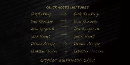 Narllsong Font Poster 3