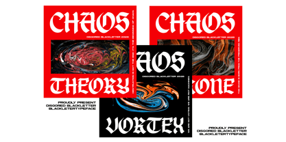 Disgored Font Poster 5
