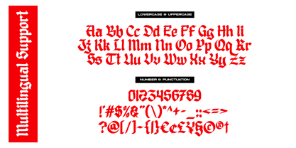 Disgored Font Poster 9