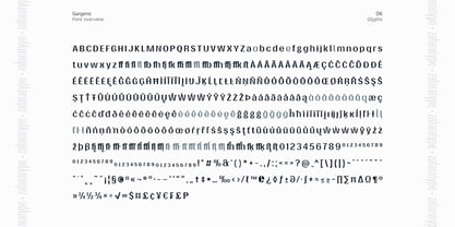 Gargenic Font Poster 6