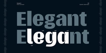 Gargenic Font Poster 4