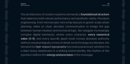 Gargenic Font Poster 8
