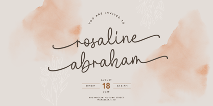 Blushing Hearts Font Poster 5