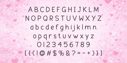 Happy Hearts Font Poster 3