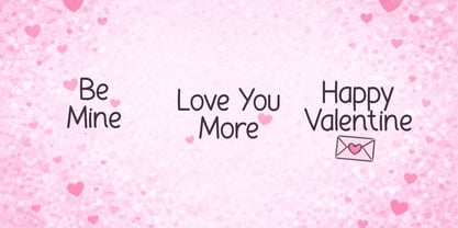 Happy Hearts Font Poster 4