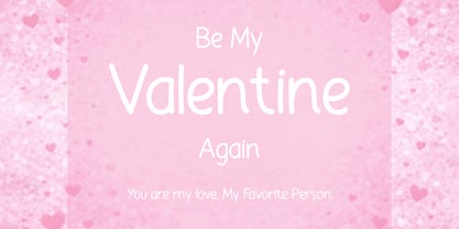 Happy Hearts Font Poster 5