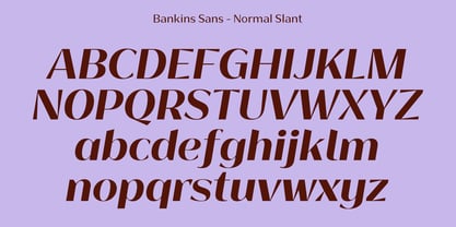 Bankins Normal Font Poster 10
