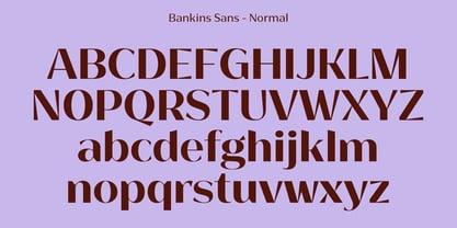 Bankins Normal Font Poster 9
