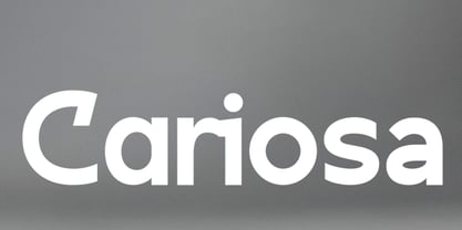 Cariosa Font Poster 1