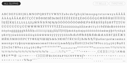 TT Bells Font Poster 10