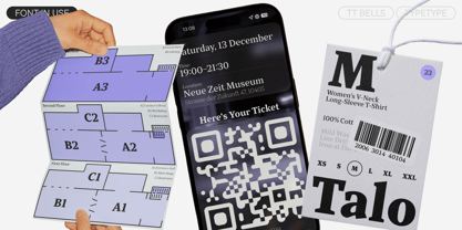 TT Bells Font Poster 2