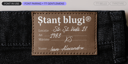 TT Bells Font Poster 13