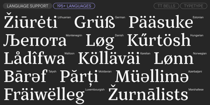 TT Bells Font Poster 7