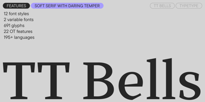 TT Bells Font Poster 1