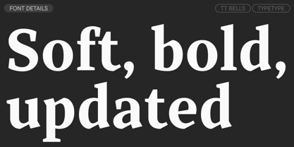 TT Bells Font Poster 3