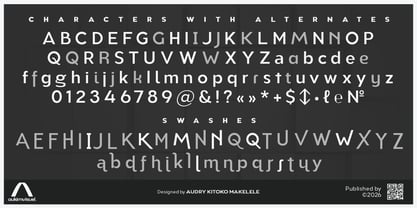 Aukim II Font Poster 5