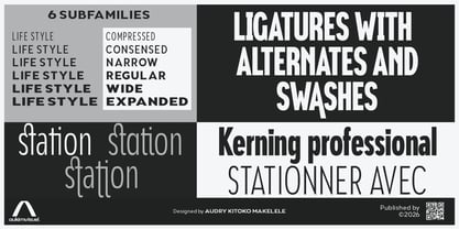 Aukim II Font Poster 4