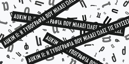 Aukim II Font Poster 13