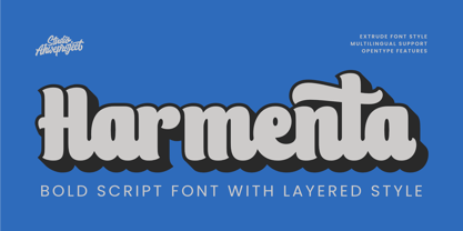 Harmenta Font Poster 1