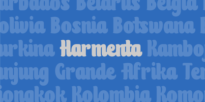 Harmenta Font Poster 14