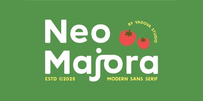 Neo Majora Font Poster 1