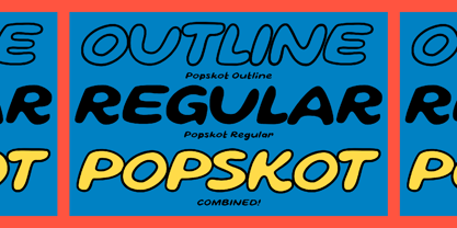 Popskot Font Poster 5