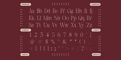Lathenia Font Poster 2