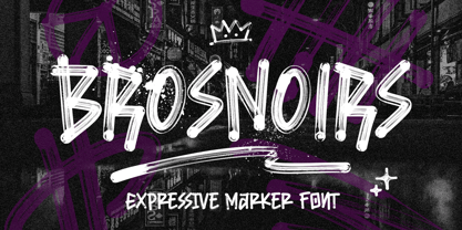 Brosnoirs Font Poster 1