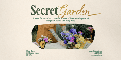 Vintage Market Font Poster 4