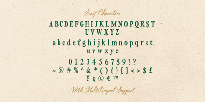Vintage Market Font Poster 10