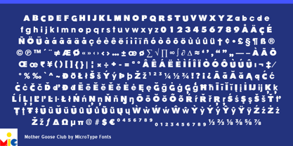 Mother Goose Club Font Poster 2