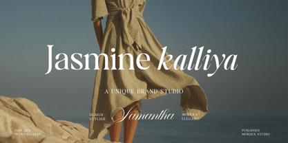 Bostania Makers Font Poster 4