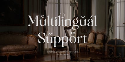 Bostania Makers Font Poster 13